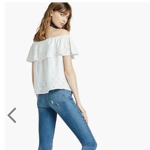 Off Shoulders Summer Eyelet